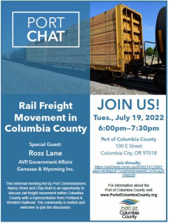 Rail event flyer