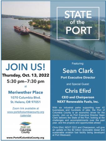 State of the Port event flyer